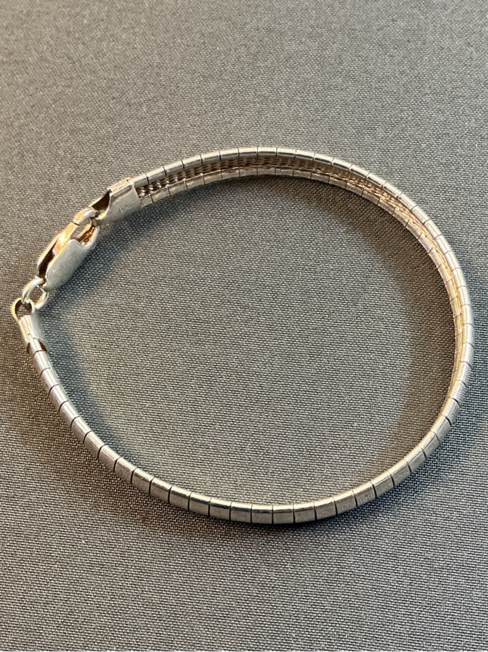Vintage Italian 925 Sterling Silver Bracelet | 7” | Intricate Mesh Design